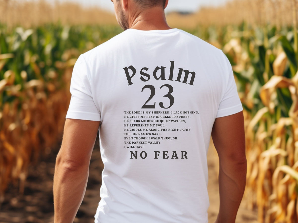 PSALM 23 - The Lord Is My Shepherd Shirt | Scripture T-Shirt - Bible Verse Shirt