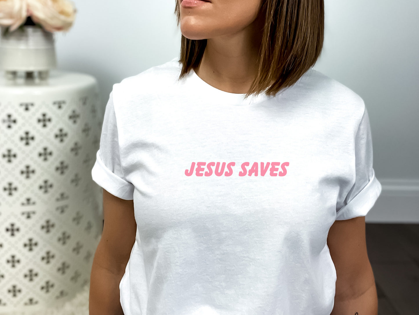 Jesus Saves Shirt - John 3:16 Bible Verse Shirt