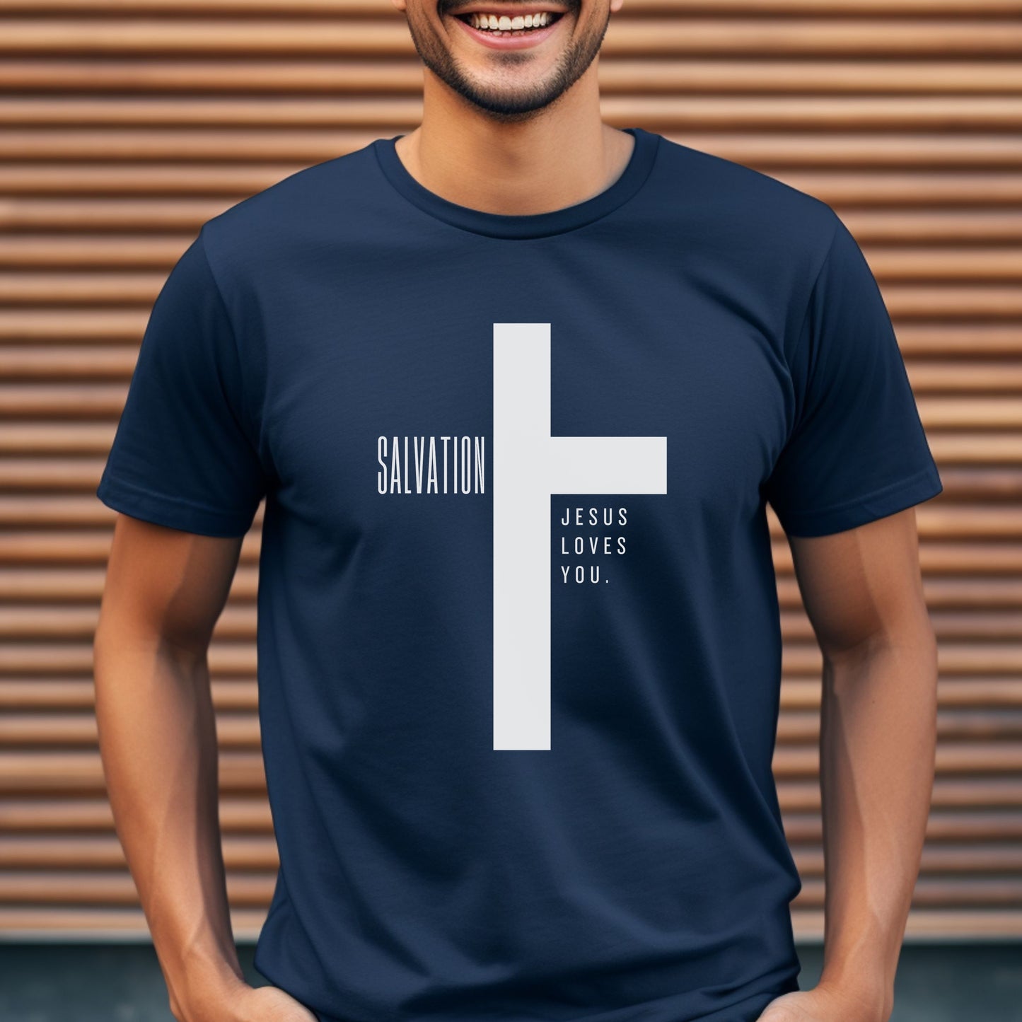 Jesus Shirt | Jesus Loves You T-Shirt - Salvation Christian Cross Shirt