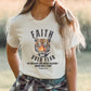 Faith Over Fear Shirt - Tiger Shirt w/ Bible Verse - Whom Shall I Fear Psalm 27:1
