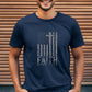 American Flag T-Shirt - Faith Over Fear Shirt | Patriotic Shirt, USA Flag Shirt