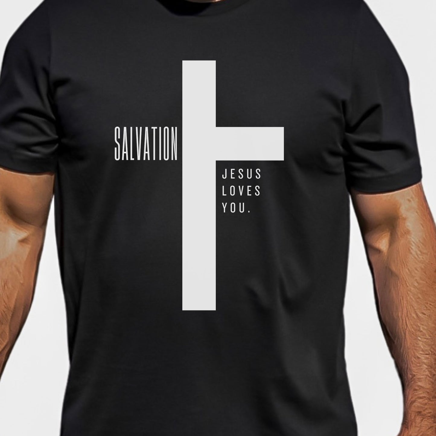 Jesus Shirt | Jesus Loves You T-Shirt - Salvation Christian Cross Shirt