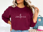 John 3:16 Sweatshirt - For God So Loved The World | Jesus Sweater - Christian Crewneck Sweatshirt