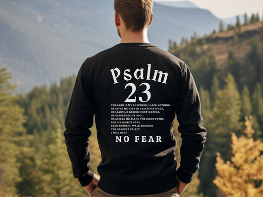 The Lord Is My Shepherd Sweatshirt - Psalm 23 Scripture Sweater