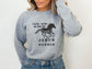 Horse Sweatshirt - This Girl Runs On Jesus and Horses Crewneck Sweatshirt