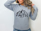 Faith Can Move Mountains Sweatshirt | Faith Sweatshirt