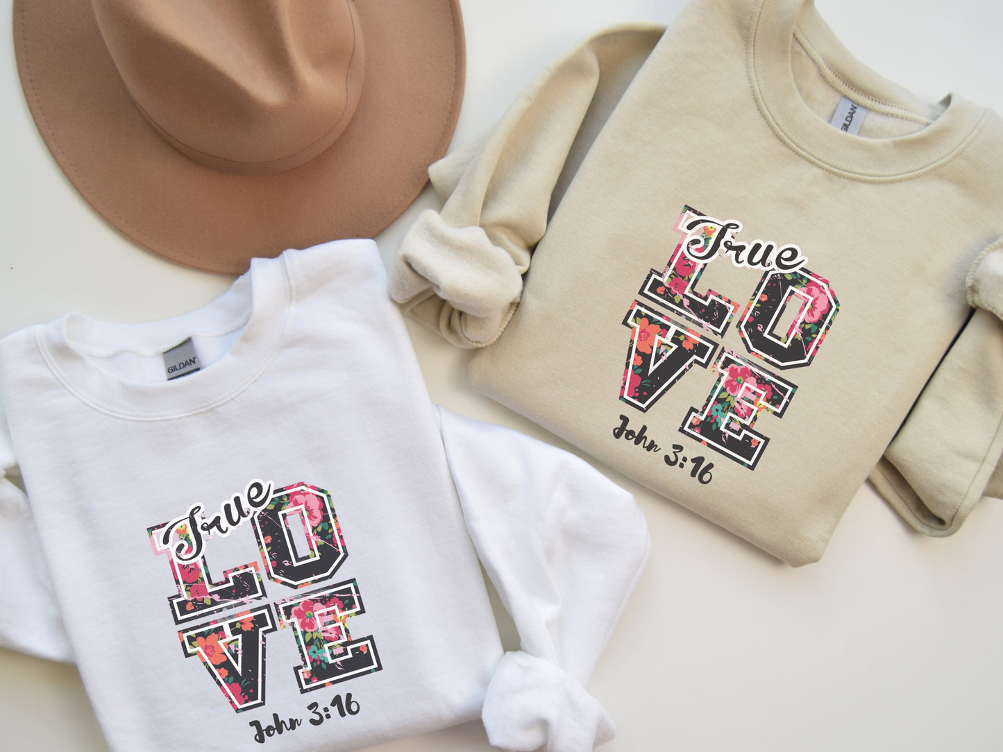 True Love Sweater - John 3:16 Sweatshirt | Christian Sweatshirt