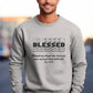 Blessed Sweatshirt | Blessed Are Those - John 20:29 Bible Verse Sweater