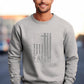 American Flag Sweatshirt - Faith Over Fear Sweater | Patriotic Sweatshirt, USA Flag Sweater