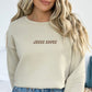 Jesus Saves Sweatshirt - John 3:16 Bible Verse Sweatshirt