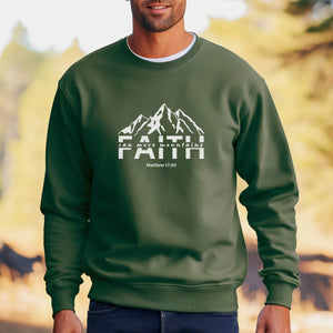 Faith Can Move Mountains Sweatshirt | Faith Sweatshirt