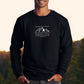 I Lift My Eyes to The Mountains - PSALM 121 Bible Verse Sweater |  Embroidered Sweater