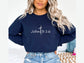 John 3:16 Sweatshirt - For God So Loved The World | Jesus Sweater - Christian Crewneck Sweatshirt