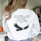 Trust in the Lord Christian Sweatshirt - Soar on Wings Like Eagles - Isaiah 40:31