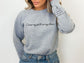 I Wear My Faith On My Sleeve Sweatshirt | Personalized - Add Your Own Custom Name or Bible Verse on Sleeve