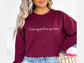 I Wear My Faith On My Sleeve Sweatshirt | Personalized - Add Your Own Custom Name or Bible Verse on Sleeve