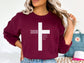 Jesus Sweatshirt | Jesus Loves You Sweatshirt, Salvation Christian Cross Sweatshirt