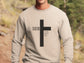 Jesus Sweatshirt | Jesus Loves You Sweatshirt, Salvation Christian Cross Sweatshirt