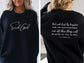 Seek God Scripture Sweatshirt | Bible Verse Sweater Matthew 6:33 - Seek First The Kingdom of God