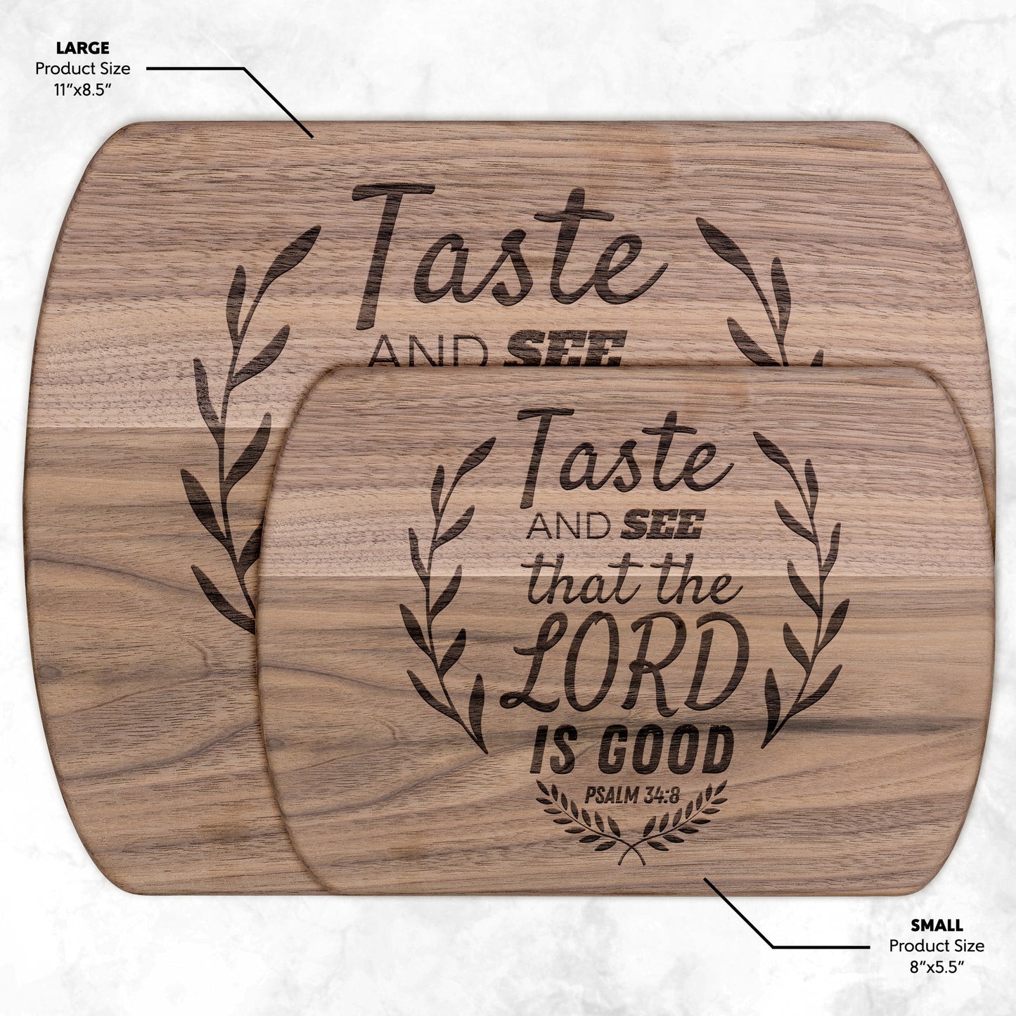 Taste and See Lord is Good - Oval