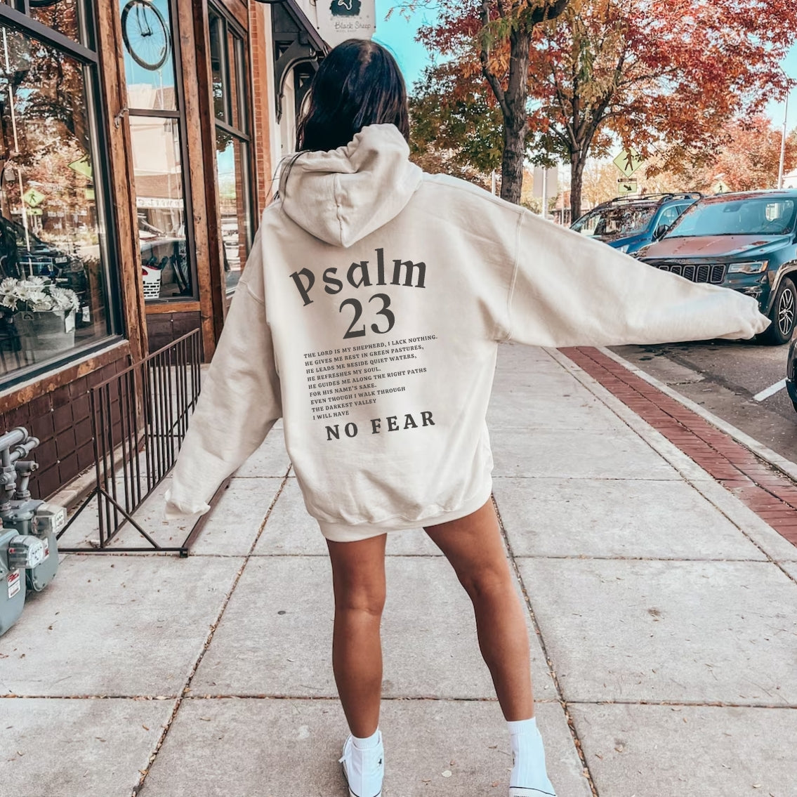 The Lord Is My Shepherd Hoodie - Psalm 23 Hooded Sweatshirt