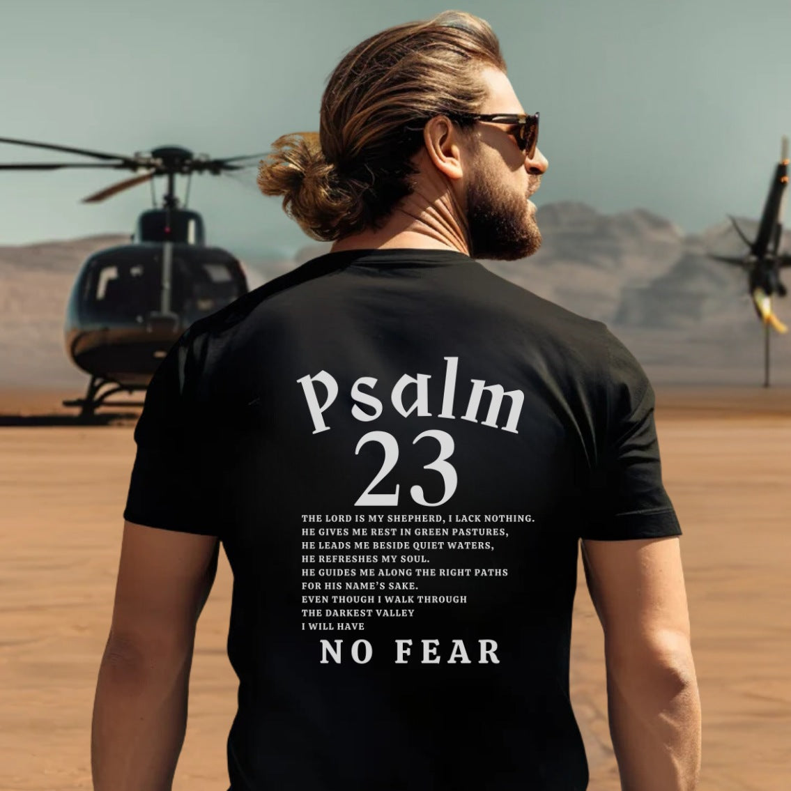 PSALM 23 - The Lord Is My Shepherd Shirt | Scripture T-Shirt - Bible Verse Shirt