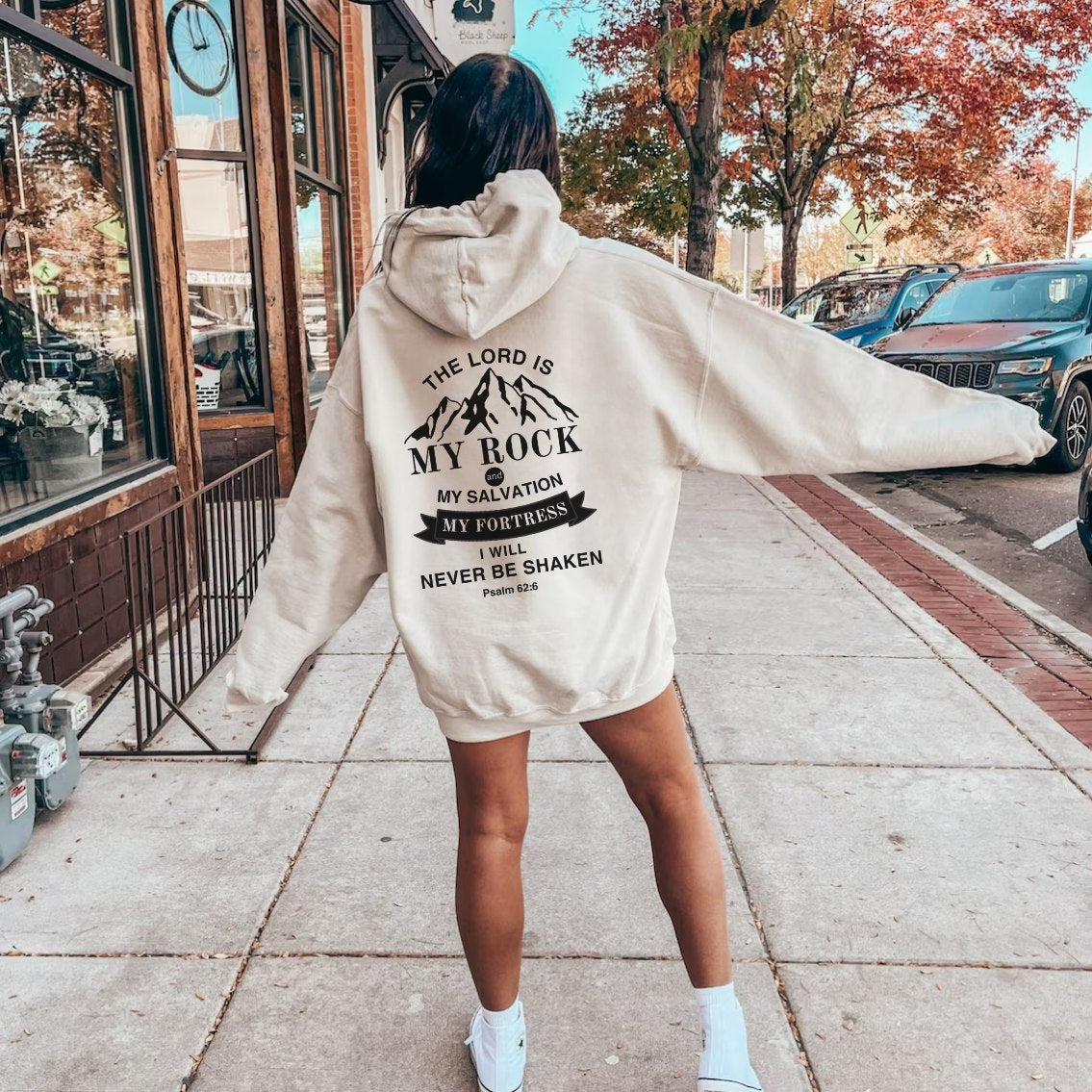 The Lord Is My Rock Psalm 62 - I Will NEVER BE SHAKEN Hoodie