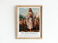 The Good Shepherd - Vintage Jesus Wall Art with Bible Verse from John 10:14   - Unframed Art