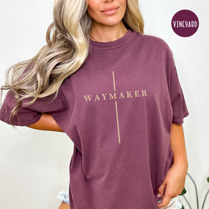 WAYMAKER Christian T-Shirt | Comfort Colors Shirts | Jesus Shirt, Scripture Shirt