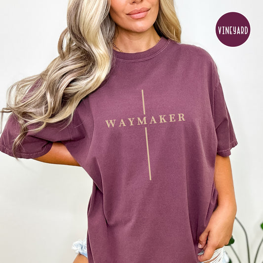 WAYMAKER Christian T-Shirt | Comfort Colors Shirts | Jesus Shirt, Scripture Shirt