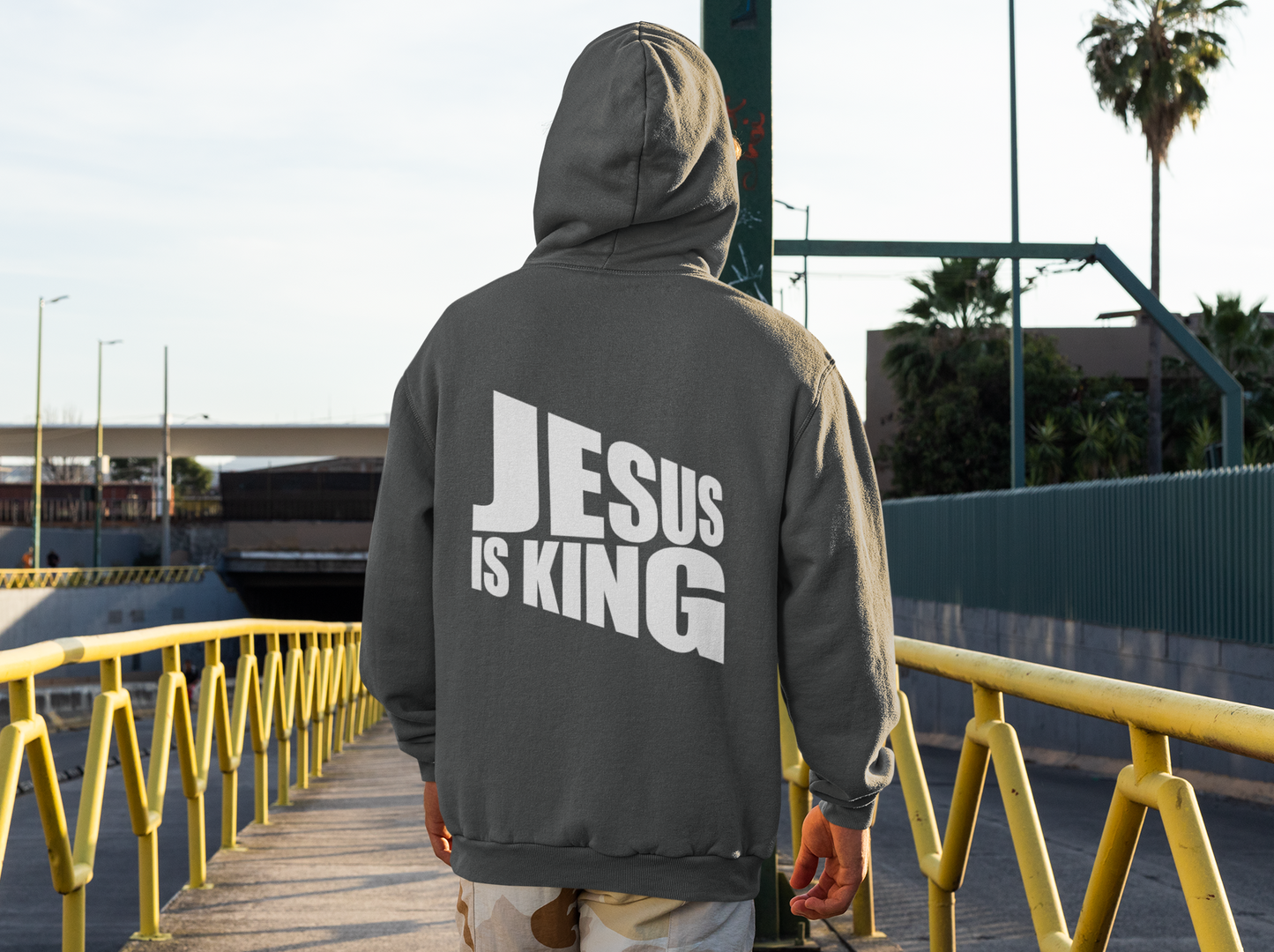 Jesus Is King Hoodie - Christian Apparel Hooded Sweatshirt