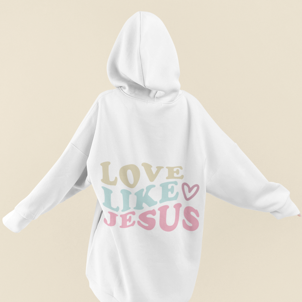 Love Like Jesus Hooded Sweatshirt - Christian Hoodie