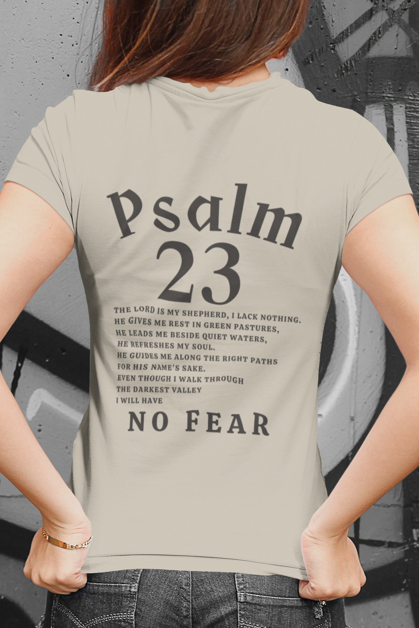 PSALM 23 - The Lord Is My Shepherd Shirt | Scripture T-Shirt - Bible Verse Shirt