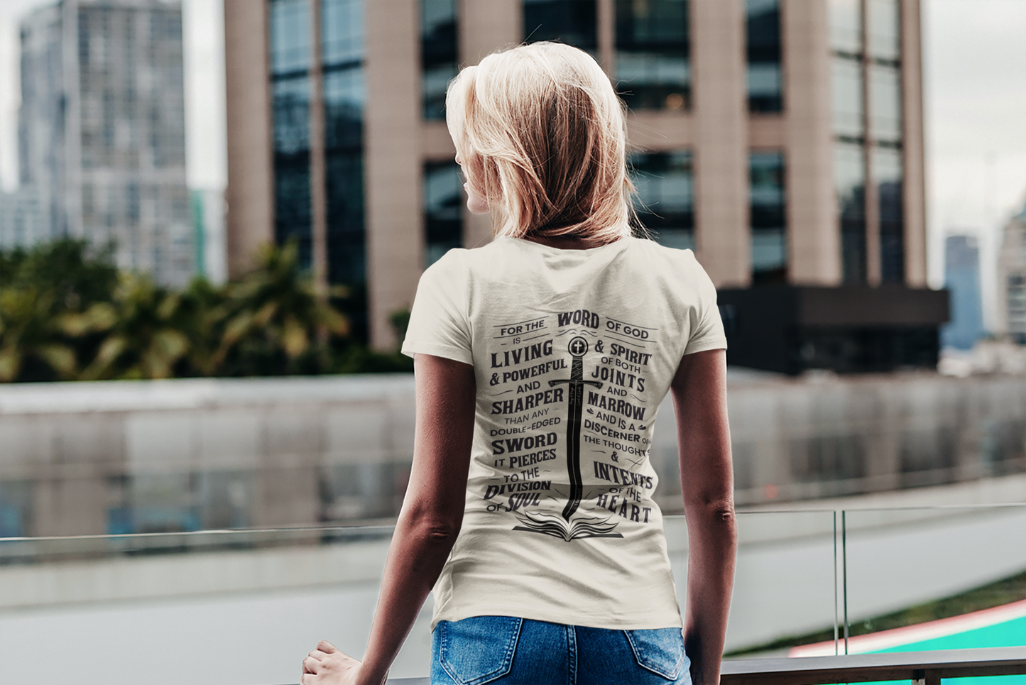 The Word of God is Living Shirt - Hebrews 4:12 | Christian T-Shirt, Bible Verse Tee