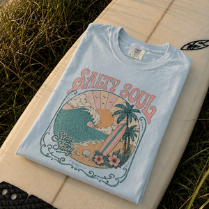 Salty Soul Beach Shirt — "Stay Salty" Matthew 5:13 Surf T-Shirt