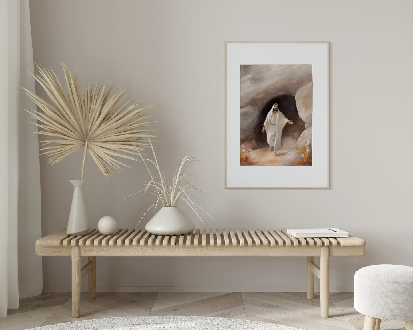 Jesus Is Risen - Easter Wall Art | Christian Home Decor - Unframed Print