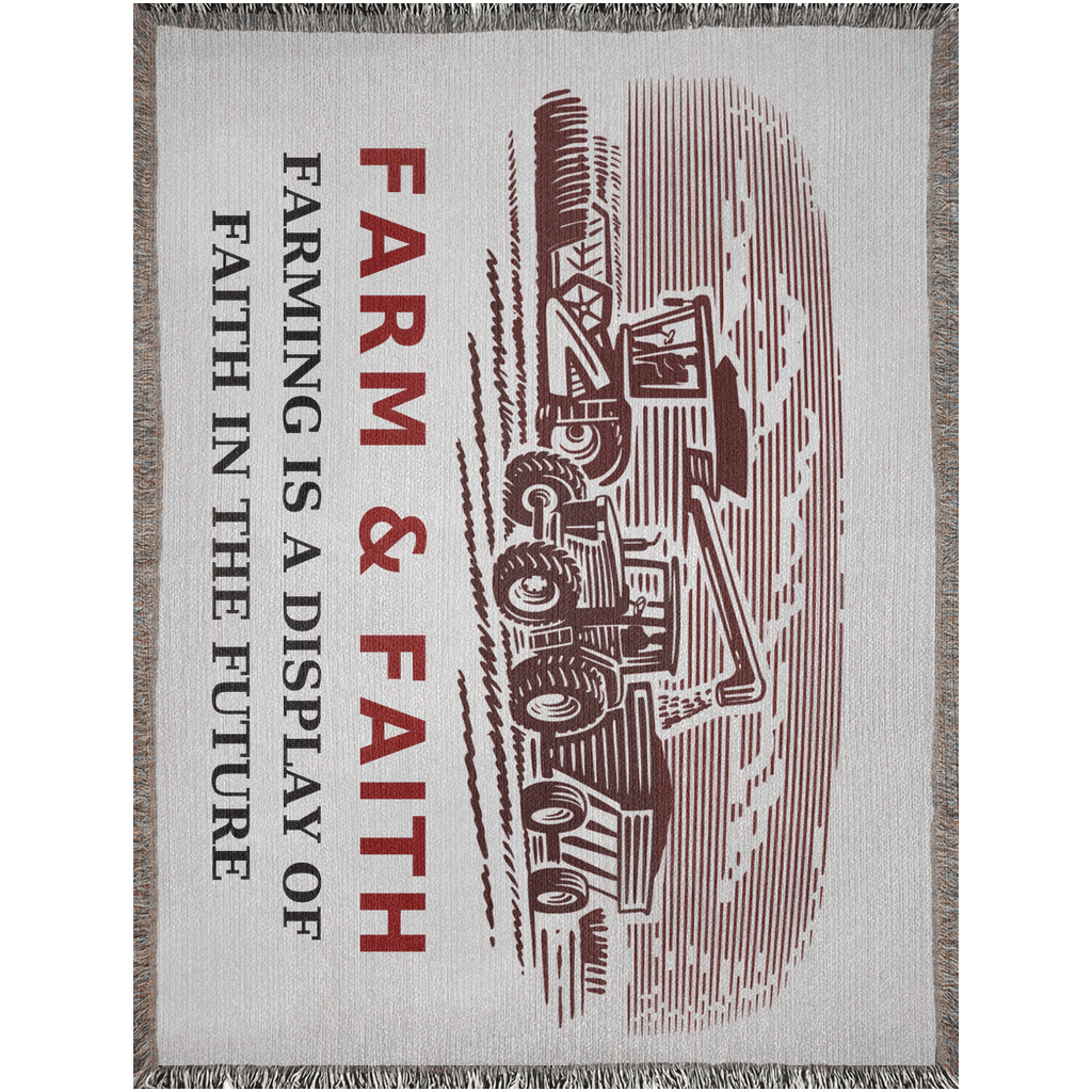 Farm and Faith - Woven Blanket