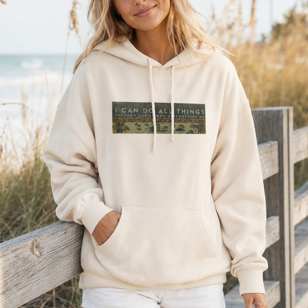 I Can Do All Things Christian Hoodie – Philippians 4:13 Hover