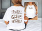 Faith Shirt - Christian Shirt | Christian Tee Brown Aesthetic Shirt