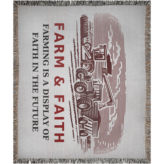 Farm and Faith - Woven Blanket