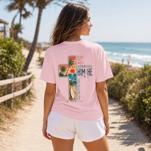 He Shall Direct Thy Paths Tee - Proverbs 3:6 Bible Verse T-Shirt