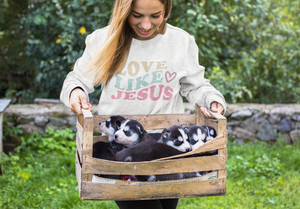 Love Like Jesus Sweater - Christian Sweatshirt