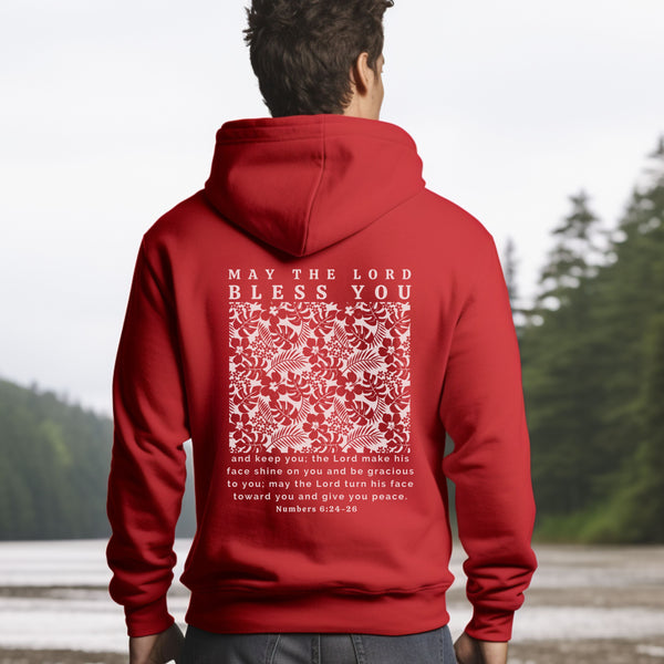 The Lord Bless You Hoodie | Christian Hooded Sweatshirt Hover