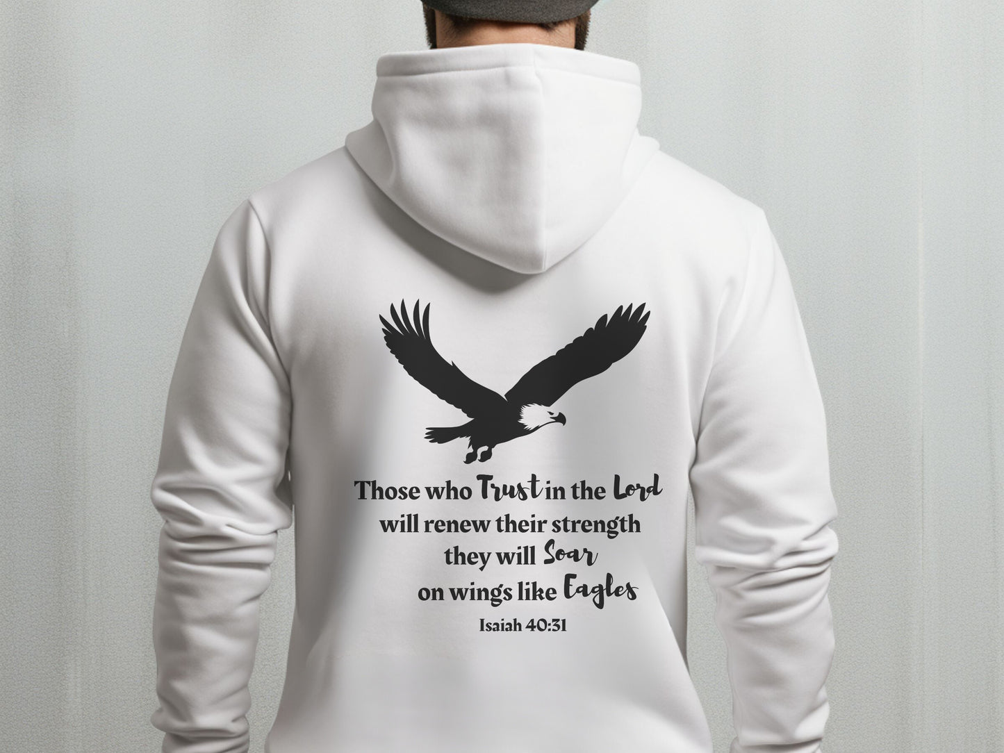 Soar On Wings Like Eagles Hoodie | Isaiah 40:31 Hoodie