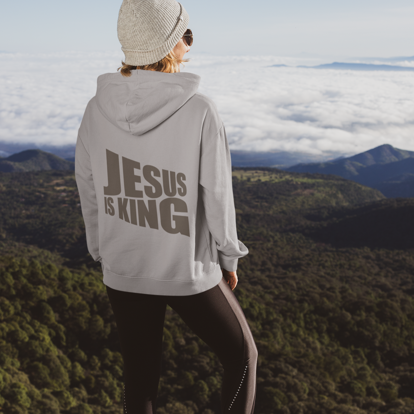 Jesus Is King Hoodie - Christian Apparel Hooded Sweatshirt