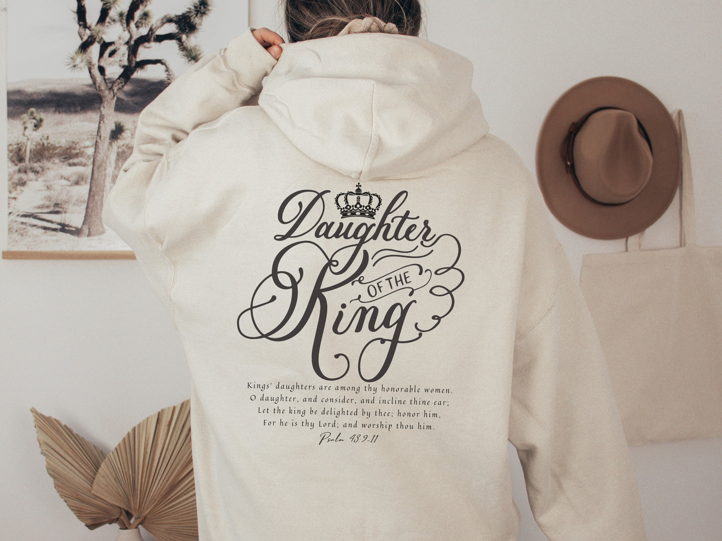 Daughter Of The King - Psalm 43 | Christian Hoodie - Christian Hooded Sweatshirt