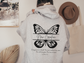 New Creation in Christ Butterfly Christian Hoodie | Bible Verse 2 Corinthians 5:17