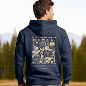 For God So Loved The World John 3:16 Hooded Sweatshirt