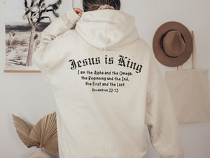 Jesus Is King Hoodie - Bible Verse Hoodie