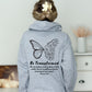 Be Transformed Romans 12:2 - Christian Hoodie | Butterfly Hoodie